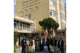 بازید هیأتی از علما و اساتید برجسته کشور افغانستان از دانشگاه بین المللی مذاهب اسلامی