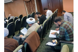 گزارش تصویری// برگزاری آزمون اختصاصی طلاب در مقاطع ارشد و دکتری با حضور نماینده سازمان سنجش