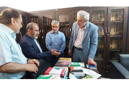 گزارش تصویری// بازدید ریاست محترم دانشگاه بین‌المللی مذاهب اسلامی از خبرگزاری قدس