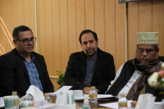 گزارش تصویری// دیدار هیئتی از اساتید و فرهیختگان اهل سنت کشور بنگلادش با ریاست دانشگاه