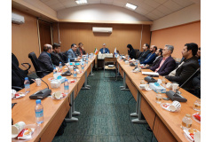 گزارش تصویری برگزاری جلسه شورای اداری دانشگاه در اسفند ماه ۱۴۰۲