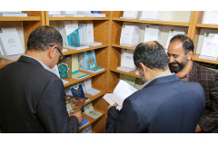غرفه دانشگاه بین المللی مذاهب اسلامی در روز هشتم و نهم از سی و پنجمین نمایشگاه بین المللی کتاب تهران