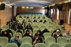آیین بدرقه کاروان زیارتی دانشجویان دانشگاه بین المللی مذاهب اسلامی به سرزمین کربلای معلی و بزرگداشت شهدای خدمت