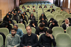 آیین بدرقه کاروان زیارتی دانشجویان دانشگاه بین المللی مذاهب اسلامی به سرزمین کربلای معلی و بزرگداشت شهدای خدمت