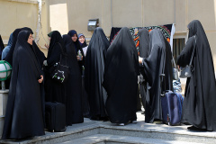آیین بدرقه کاروان زیارتی دانشجویان دانشگاه بین المللی مذاهب اسلامی به سرزمین کربلای معلی و بزرگداشت شهدای خدمت