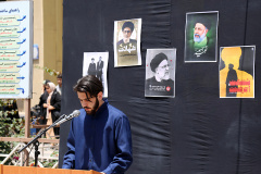 آیین بدرقه کاروان زیارتی دانشجویان دانشگاه بین المللی مذاهب اسلامی به سرزمین کربلای معلی و بزرگداشت شهدای خدمت