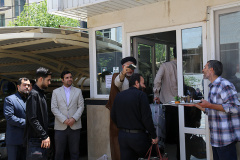 آیین بدرقه کاروان زیارتی دانشجویان دانشگاه بین المللی مذاهب اسلامی به سرزمین کربلای معلی و بزرگداشت شهدای خدمت
