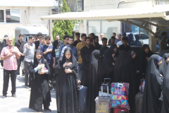 آیین بدرقه کاروان زیارتی دانشجویان دانشگاه بین المللی مذاهب اسلامی به سرزمین کربلای معلی و بزرگداشت شهدای خدمت