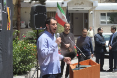 آیین بدرقه کاروان زیارتی دانشجویان دانشگاه بین المللی مذاهب اسلامی به سرزمین کربلای معلی و بزرگداشت شهدای خدمت