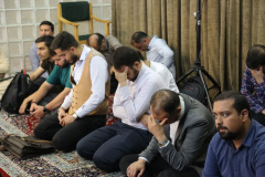 مراسم روز هفتم و یادبود شهید جمهور و خادم الرضا آیت الله رئیسی و شهدای خدمت همراه ایشان