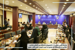 بازدید علمی جمعی از دانشجویان دانشگاه بین الملل مذاهب اسلامی از پژوهشگاه قوه قضائیه به همت انجمن علمی فقه و حقوق