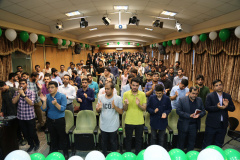 گزارش تصویری// مراسم جشن بزرگ عید غدیر خم با حضور دانشجویان اهل سنت و شیعه دانشگاه بین المللی مذاهب اسلامی برگزار شد