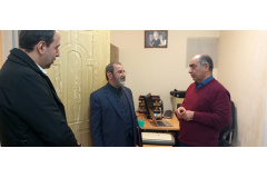 بازدید رئیس دانشگاه بین‌المللی مذاهب اسلامی از معاونت‌ها و حضور در محل کار کارکنان