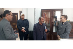 بازدید رئیس دانشگاه بین‌المللی مذاهب اسلامی از معاونت‌ها و حضور در محل کار کارکنان