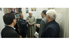 بازدید رئیس دانشگاه بین‌المللی مذاهب اسلامی از معاونت‌ها و حضور در محل کار کارکنان