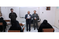 بازدید ریاست محترم دانشگاه بین المللی مذاهب اسلامی از حوزه های امتحانات پایان ترم