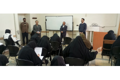 بازدید ریاست محترم دانشگاه بین المللی مذاهب اسلامی از حوزه های امتحانات پایان ترم