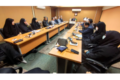 دیدار اعضاء هیات علمی دانشگاه بین المللی مذاهب اسلامی با ریاست محترم دانشگاه