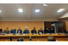 دیدار اعضاء هیات علمی دانشگاه بین المللی مذاهب اسلامی با ریاست محترم دانشگاه