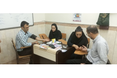 اجرای طرح نمونه گیری دیابت و فشار خون در دانشگاه بین المللی مذاهب اسلامی، توسط کارشناسان شبکه بهداشت و درمان