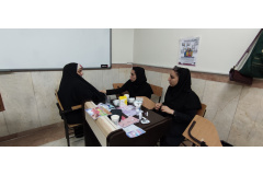 اجرای طرح نمونه گیری دیابت و فشار خون در دانشگاه بین المللی مذاهب اسلامی، توسط کارشناسان شبکه بهداشت و درمان