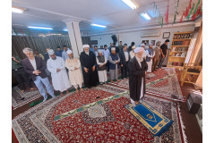 گزارش تصویری حضور علمای اهل سنت کشور بنگلادش در دانشگاه بین المللی مذاهب اسلامی/ بازدید از کتابخانه و شرکت در نماز وحدت