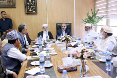 دیدار هیاتی از علمای اهل سنت کشور بنگلادش با ریاست محترم دانشگاه بین المللی مذاهب اسلامی