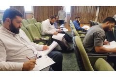 گزارش تصویری// برگزاری آزمون اختصاصی طلاب در مقاطع ارشد و دکتری با حضور نماینده سازمان سنجش