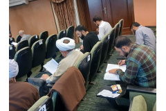 گزارش تصویری// برگزاری آزمون اختصاصی طلاب در مقاطع ارشد و دکتری با حضور نماینده سازمان سنجش