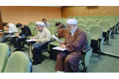 گزارش تصویری// برگزاری آزمون اختصاصی طلاب در مقاطع ارشد و دکتری با حضور نماینده سازمان سنجش