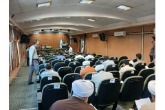 گزارش تصویری// برگزاری آزمون اختصاصی طلاب در مقاطع ارشد و دکتری با حضور نماینده سازمان سنجش
