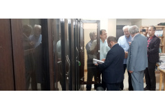 گزارش تصویری// بازدید ریاست محترم دانشگاه بین‌المللی مذاهب اسلامی از خبرگزاری قدس