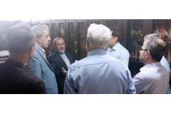 گزارش تصویری// بازدید ریاست محترم دانشگاه بین‌المللی مذاهب اسلامی از خبرگزاری قدس