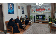 دیدار صمیمانه جمعی از مسئولان دانشگاه با خانواده شهید مهدی شعبانی از شهدای دفاع مقدس جنگ ۱۲روزه