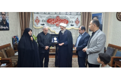 دیدار صمیمانه جمعی از مسئولان دانشگاه با خانواده شهید مهدی شعبانی از شهدای دفاع مقدس جنگ ۱۲روزه