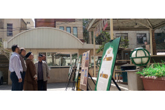 برپایی نمایشگاه اتحاد مقدس به مناسبت هفته دفاع مقدس در محوطه واحدمرکزی دانشگاه بین‌المللی مذاهب اسلامی