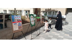 برپایی نمایشگاه اتحاد مقدس به مناسبت هفته دفاع مقدس در محوطه واحدمرکزی دانشگاه بین‌المللی مذاهب اسلامی